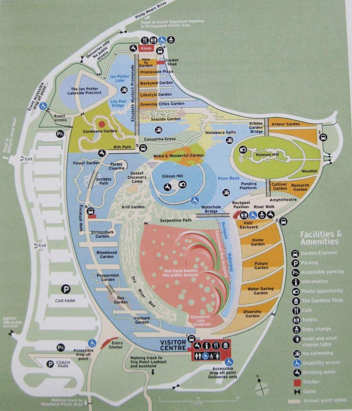 Royal botanic gardens 지도