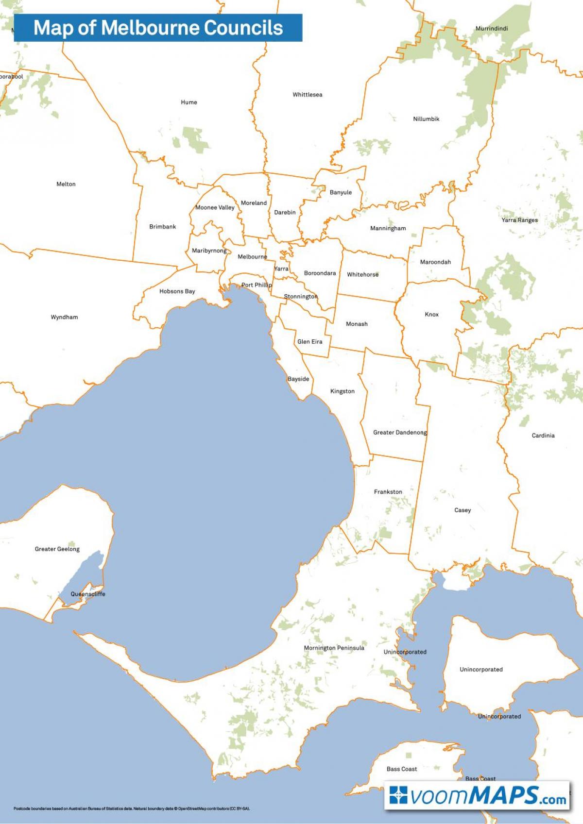 지도 멜버른의위원회