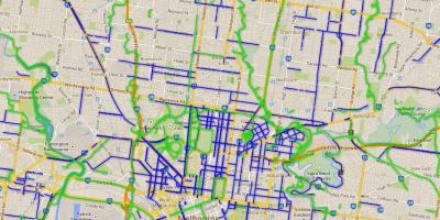 자전거 경로 멜버른 지도